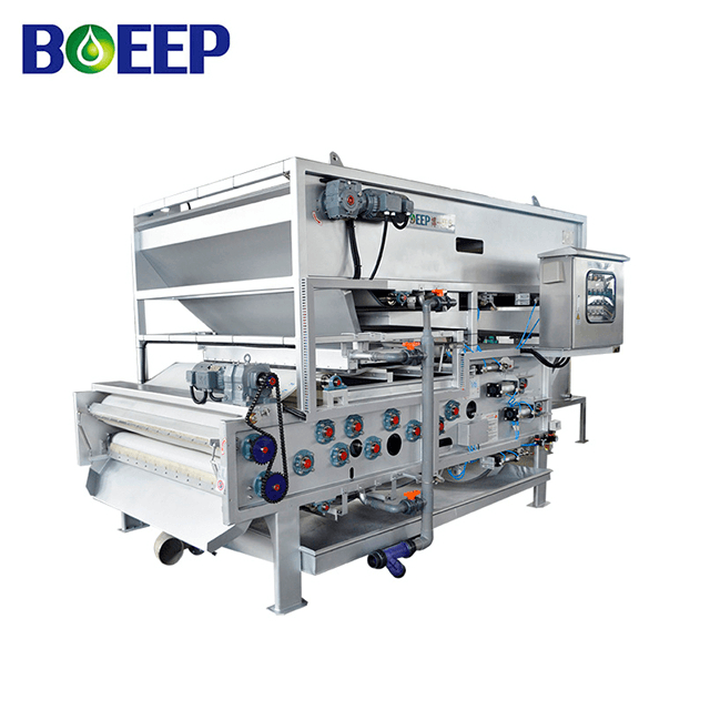 Pulsación del filtro de cinturón